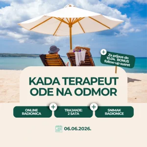 Kada terapeut ode na odmor novo